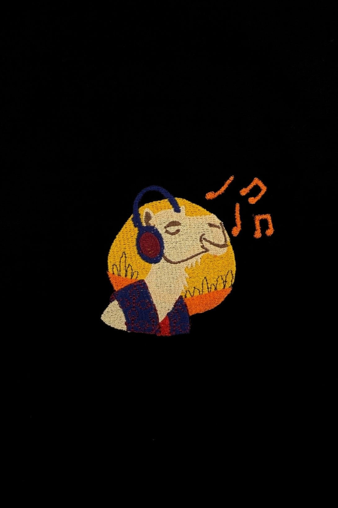 Camel Beats Nakışlı Regular Fit Erkek Tshirt