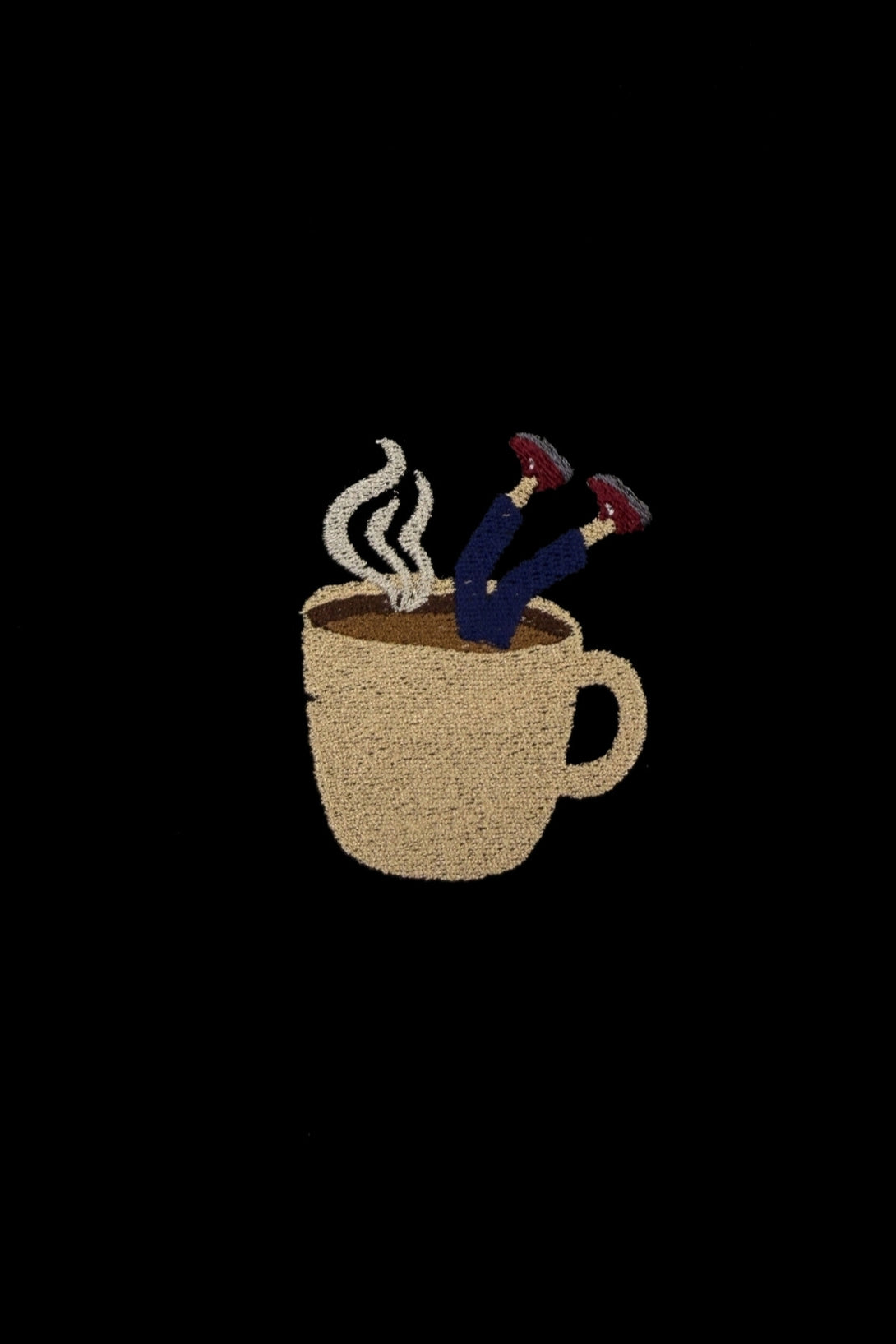 Coffee Mood Nakışlı Regular Fit Erkek Tshirt