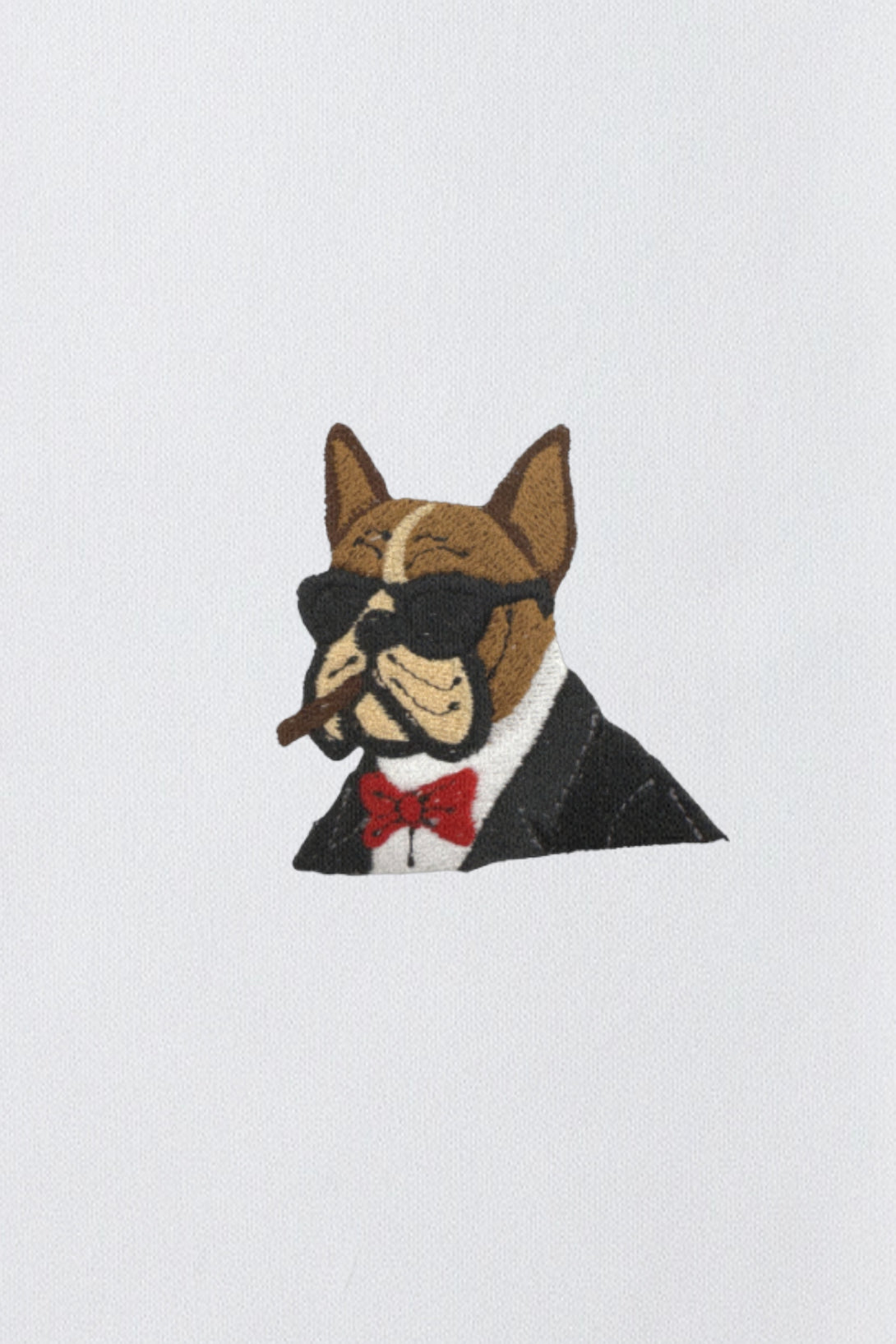 Gentleman Frenchie Nakışlı Slim Fit Kadın Tshirt