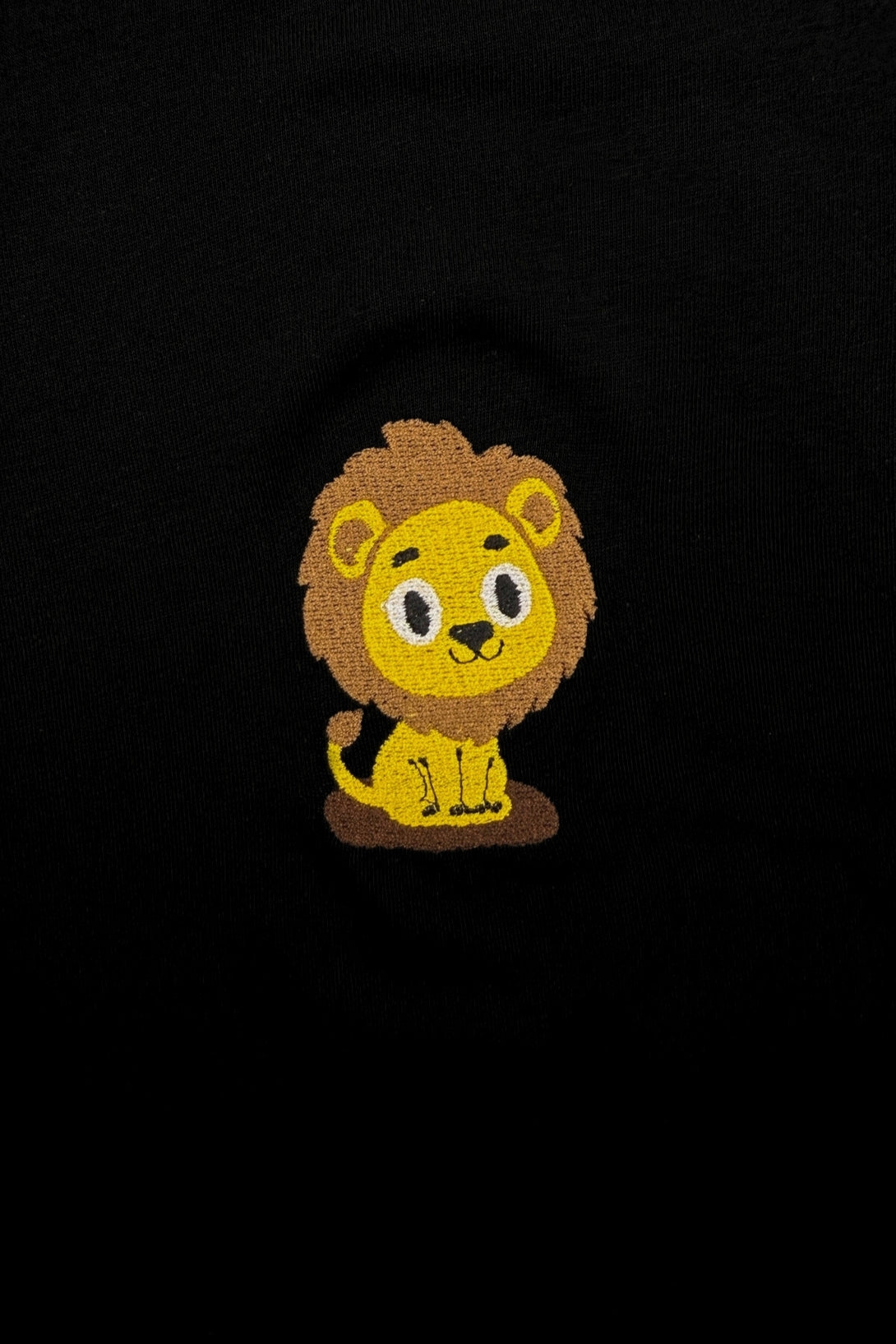 Mini Lion Nakışlı Slim Fit Kadın Tshirt