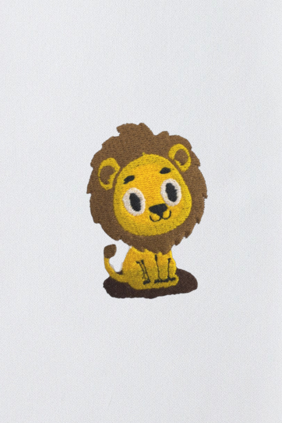 Mini Lion Nakışlı Slim Fit Kadın Tshirt