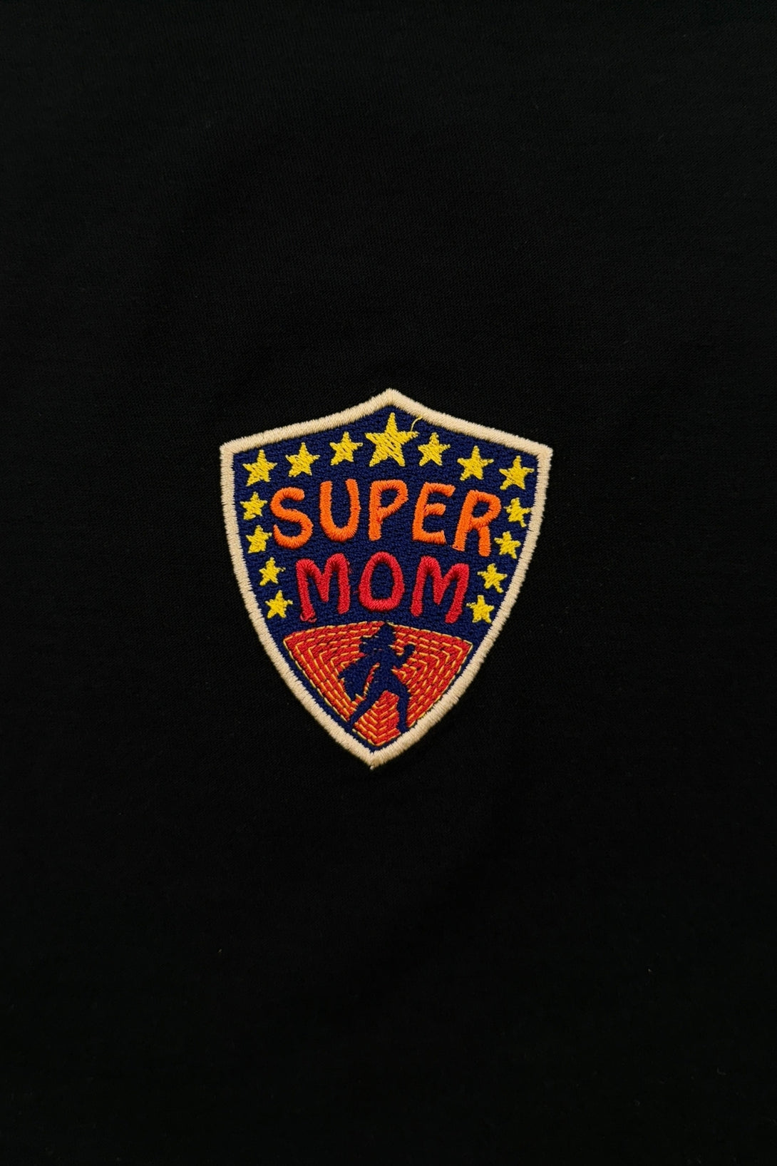 Super Mom Nakışlı Slim Fit Kadın Tshirt
