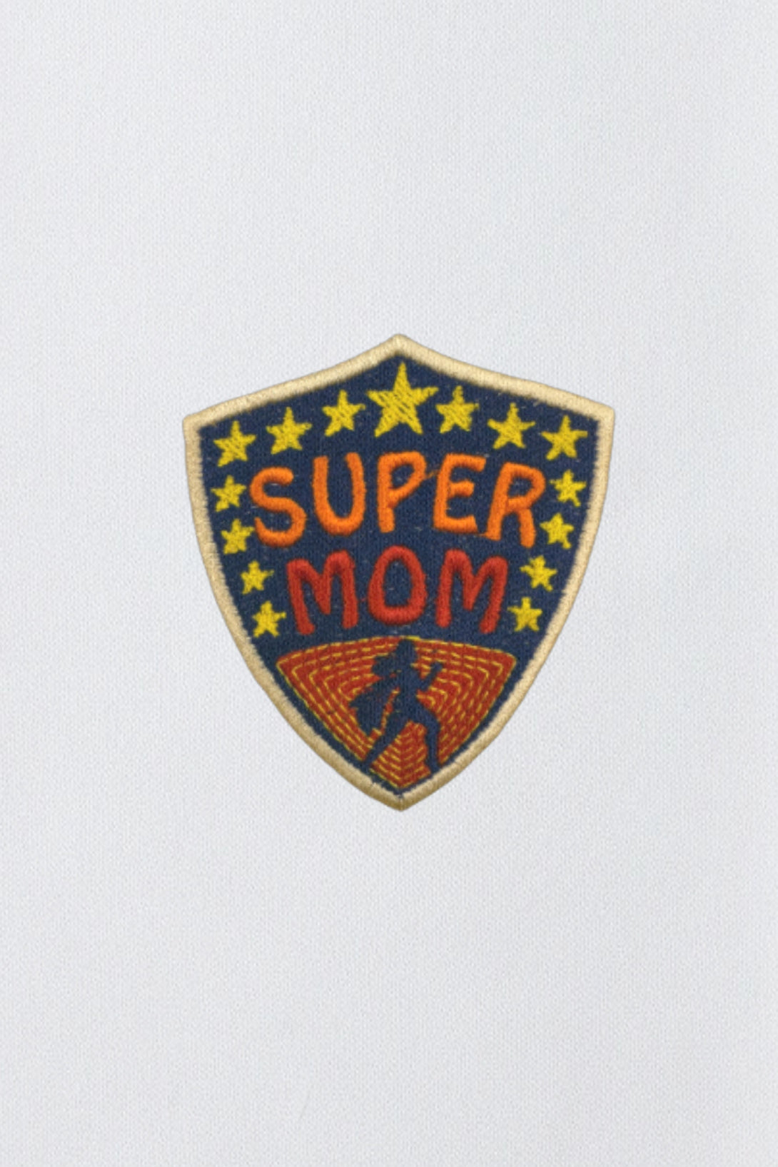 Super Mom Nakışlı Slim Fit Kadın Tshirt