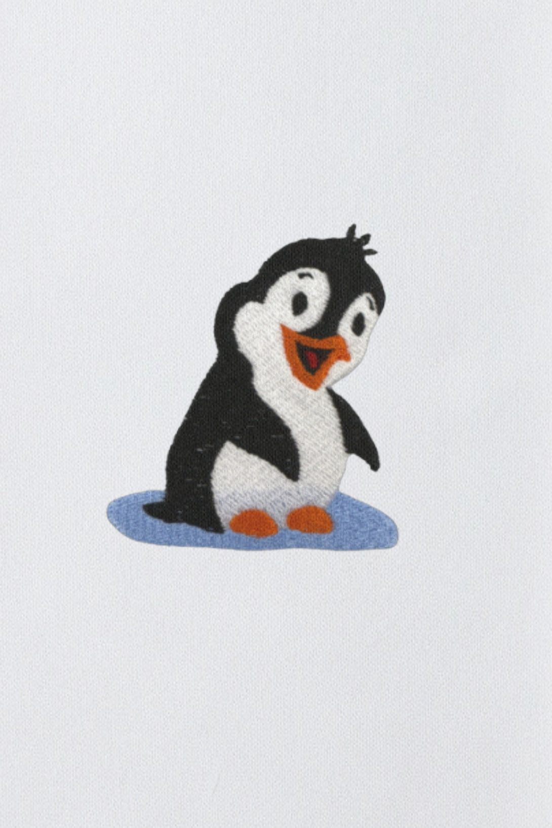 Happy Penguin Nakışlı Slim Fit Kadın Tshirt