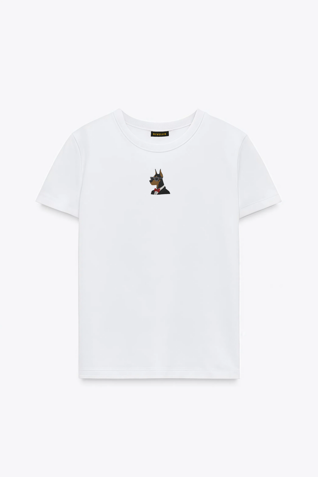 Gentleman Dog Nakışlı Slim Fit Kadın Tshirt