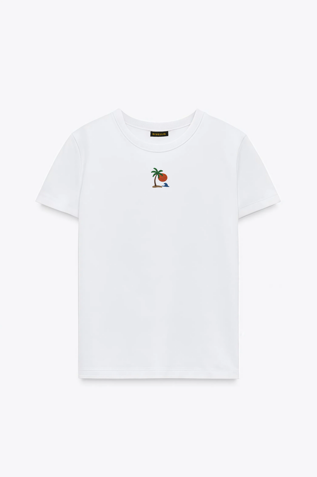 Summer And Sea Nakışlı Slim Fit Kadın Tshirt