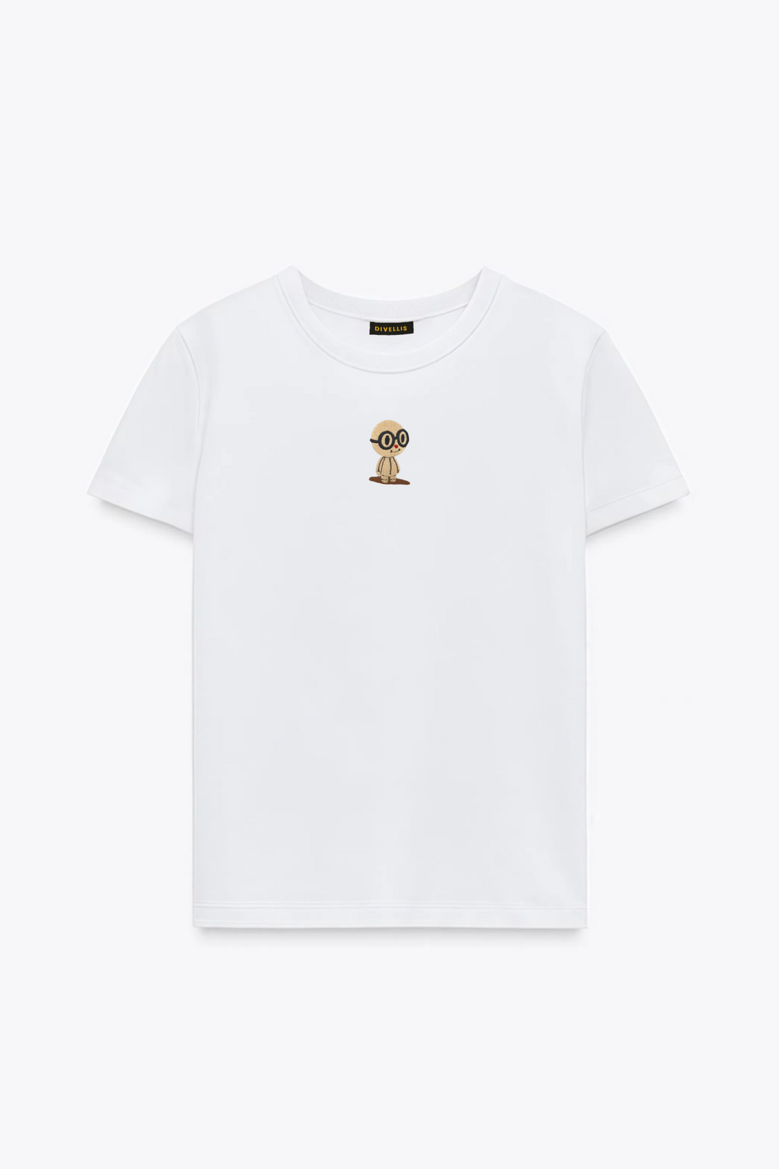 Stitched Character Nakışlı Slim Fit Kadın Tshirt